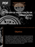 ESTUDO DE MANUTENÇÃO DE EMBARCAÇÕES