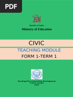 Civic - Education - Form 1 Notes | PDF