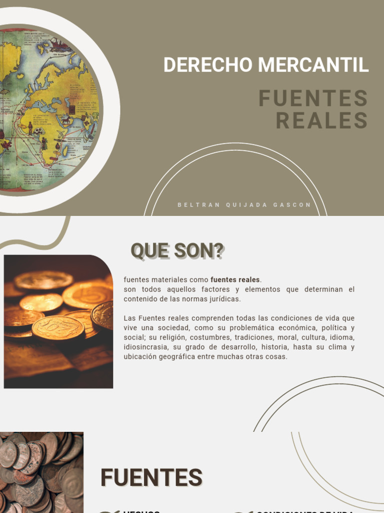 Fuentes Reales del Derecho Mercantil | PDF | Comercio | Sociedad de ...
