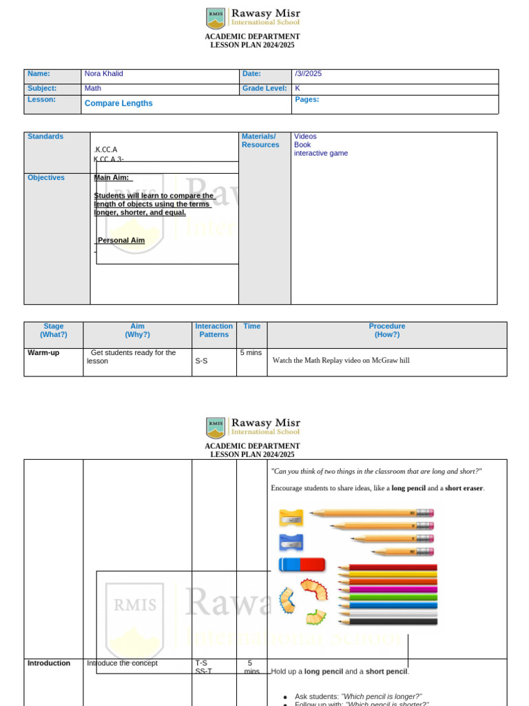 Day 4 (1) | PDF | Lesson Plan | Learning