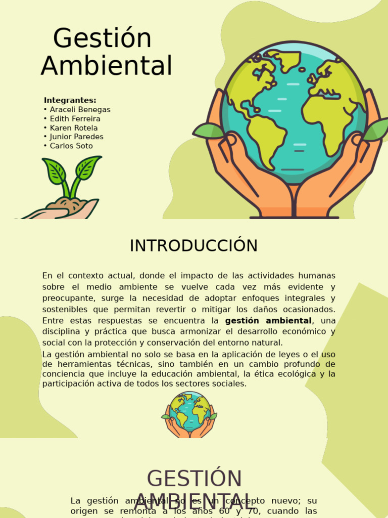 Gestion Ambiental - 122402 | PDF | Entorno natural | Sustentabilidad