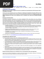 NUL Admissions Reference Form 2025 | PDF