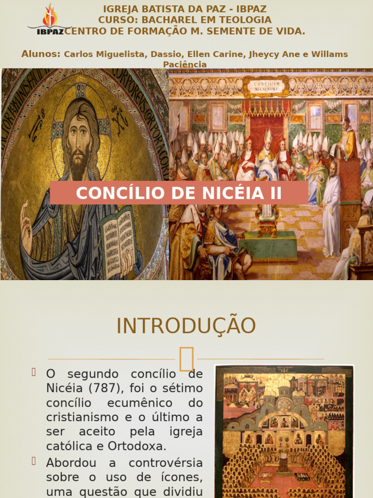 Concílio de Nicéia II | PDF | Ícone | Idolatria
