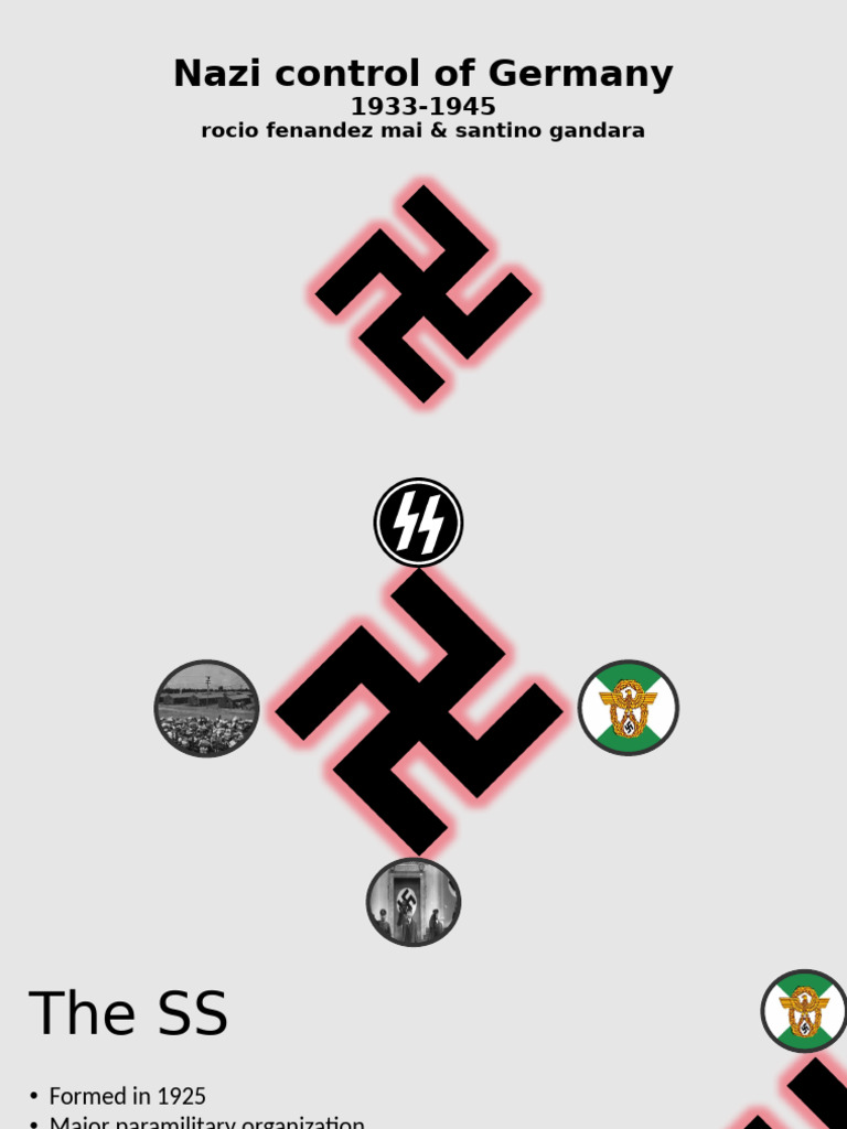 Nazi Control in Germany: SS, Gestapo, Camps | PDF
