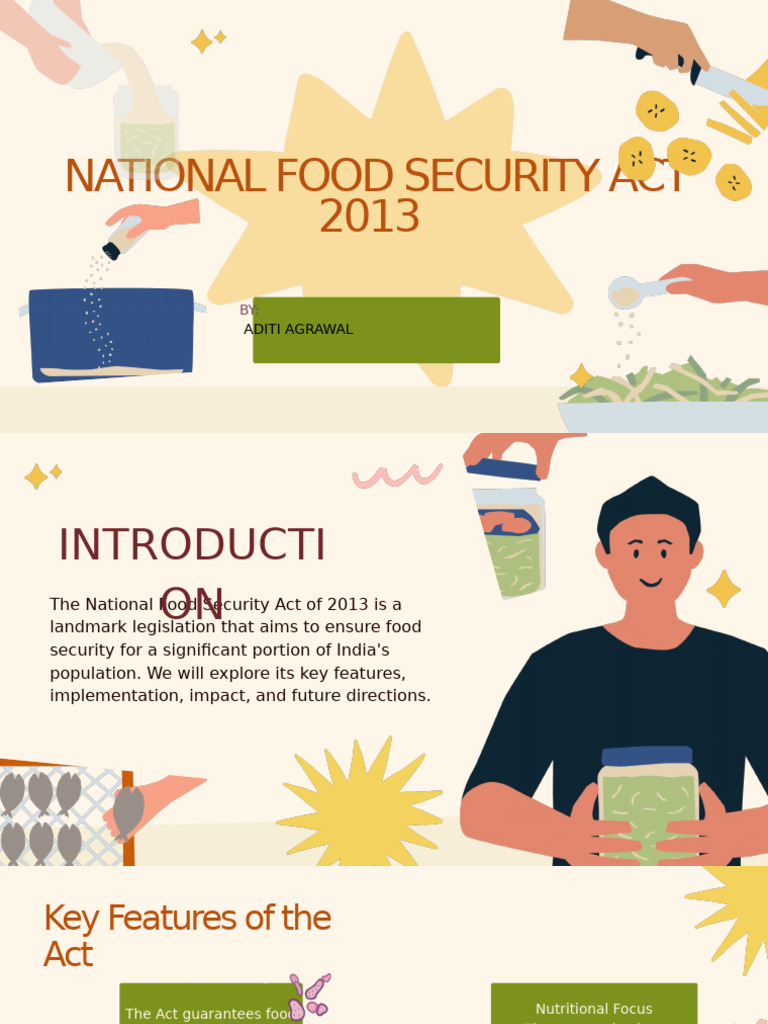 National Food Security Act 2013 Overview | PDF | Food Security | Subsidy