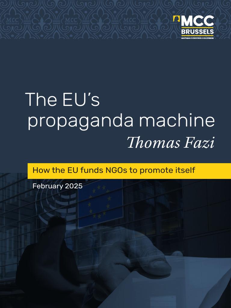 The EU's Propaganda Machine: Thomas Fazi | PDF | European Union | Non ...