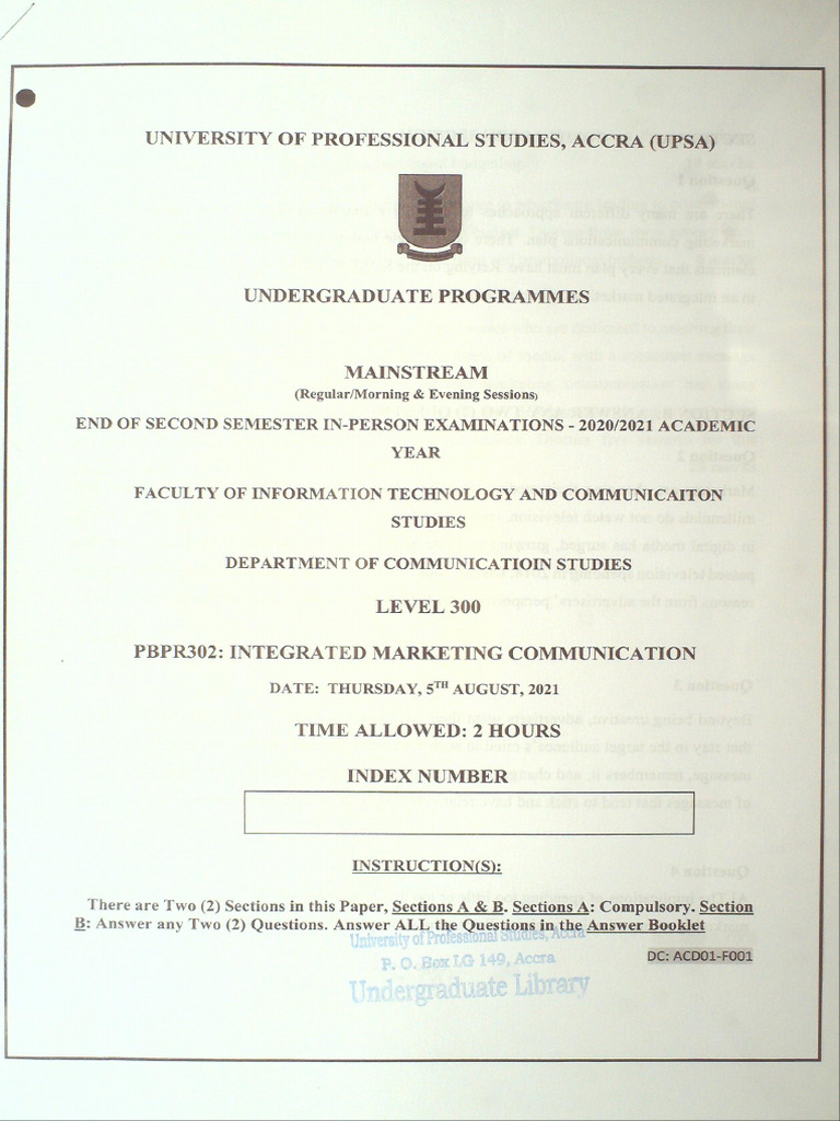 PBPR 302 Integrated Marketing Communition | PDF