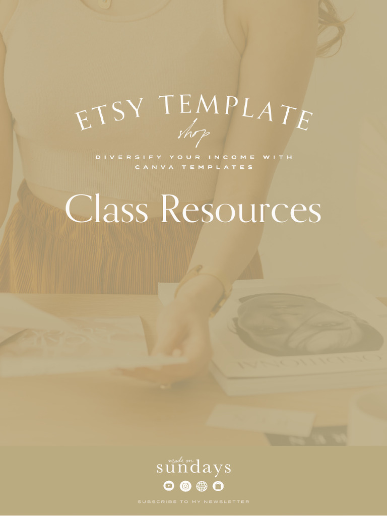 Etsy Template Shop Resources PDF | PDF