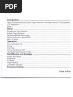 Download Security System Pager Receiver II Instructions by Investor Protection  SN88311109 doc pdf