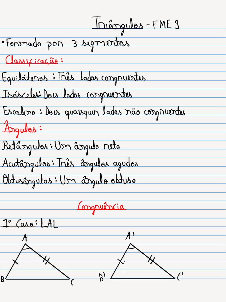 Geometria Plana FME 9 | PDF