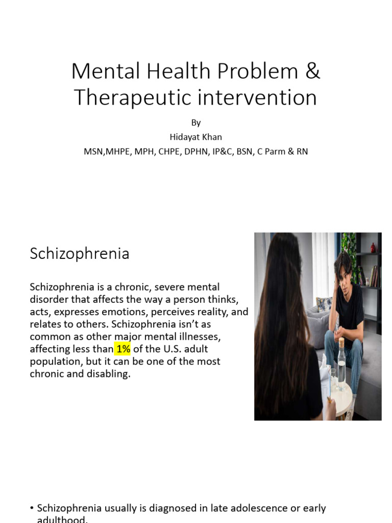 Unit-10 Schizophrenia by Hamza and Shafi | PDF | Schizophrenia | Mental ...