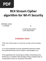 Download RC4 Stream Cipher Algorithm for Wi-Fi Security1 PPT FINAL by Hari Mahesh SN88312115 doc pdf