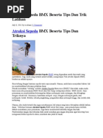 Download Atraksi Sepeda BMX Beserta Tips Dan Trik Latihan by Ranti Amanda SN88312144 doc pdf