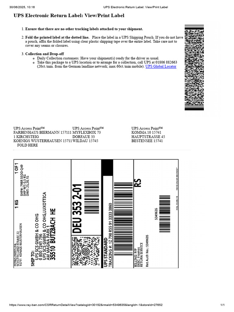 Return 69674159 | PDF