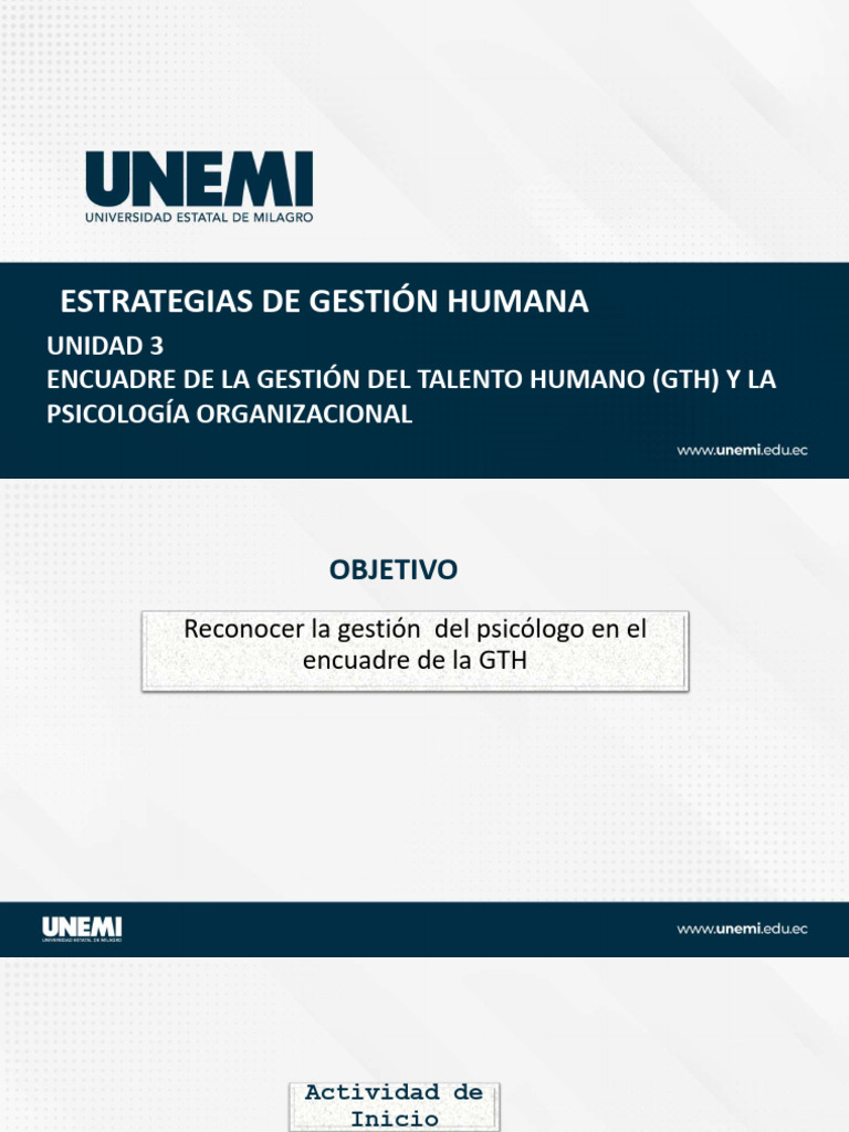 Gestión del Talento Humano y Psicología | PDF | Gestión de recursos ...