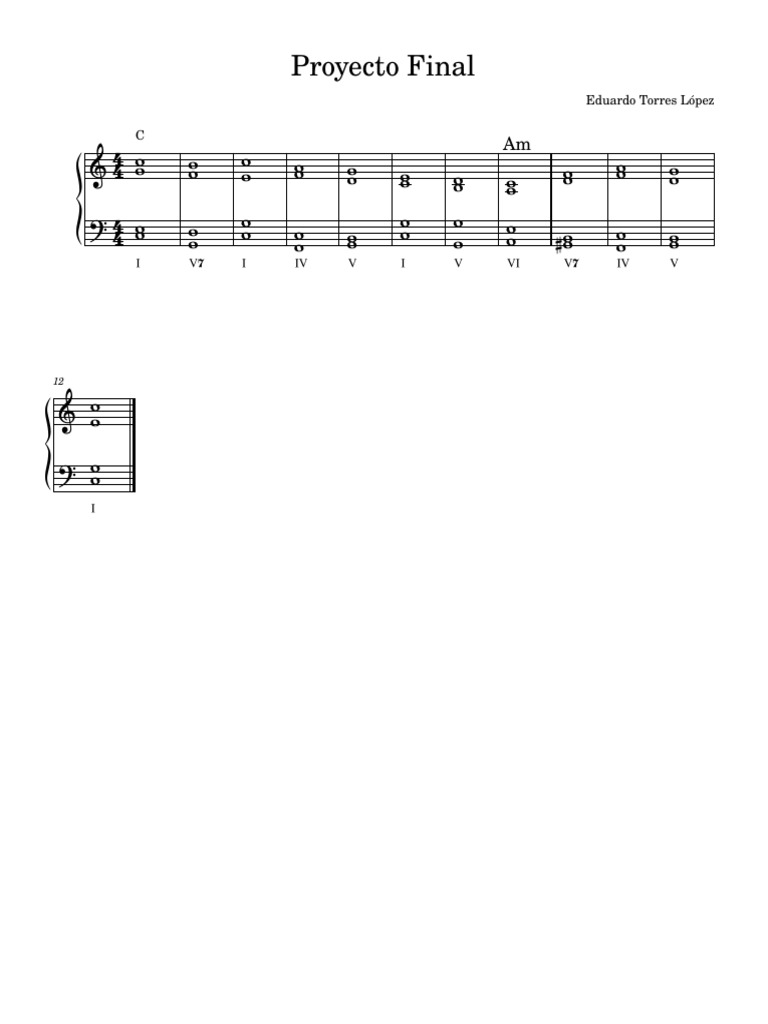 Partitura Sin Ttulo | PDF