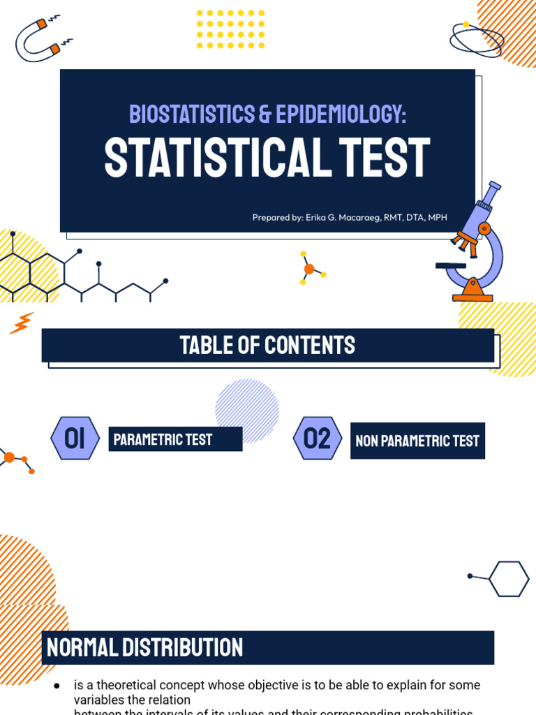 Biostatistics: Parametric vs Nonparametric Tests | PDF | Student's T ...