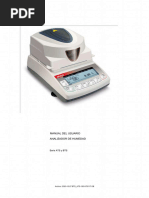 Manual Termobalanza | PDF