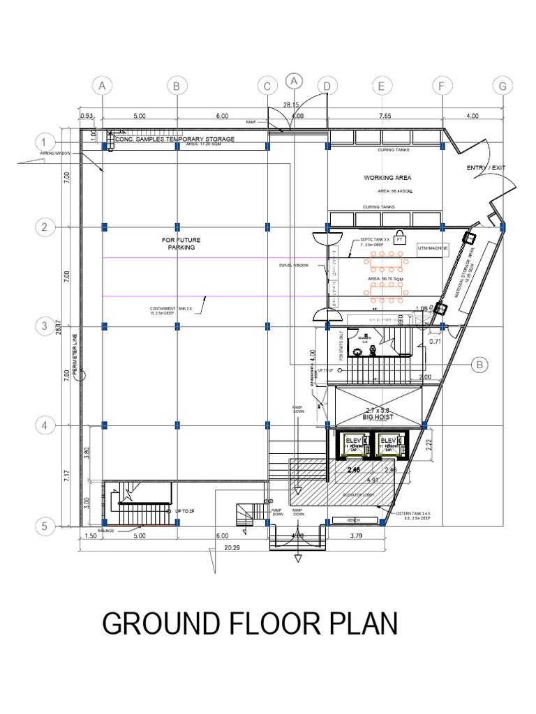 Ground Floor Plan with Specifications | PDF