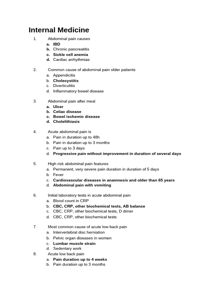 Causes and Management of Abdominal Pain | PDF | Myocardial Infarction ...