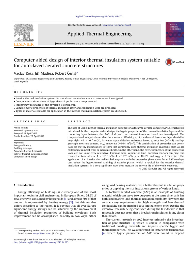 10 1016@j Applthermaleng 2013 04 023 | PDF | Humidity | Building Insulation