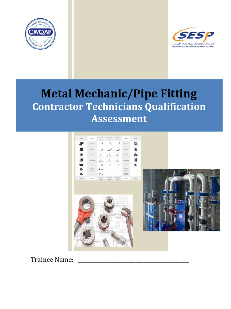 Pipe Fitting Coursebook Version 4 (1) (1) - 1 | PDF