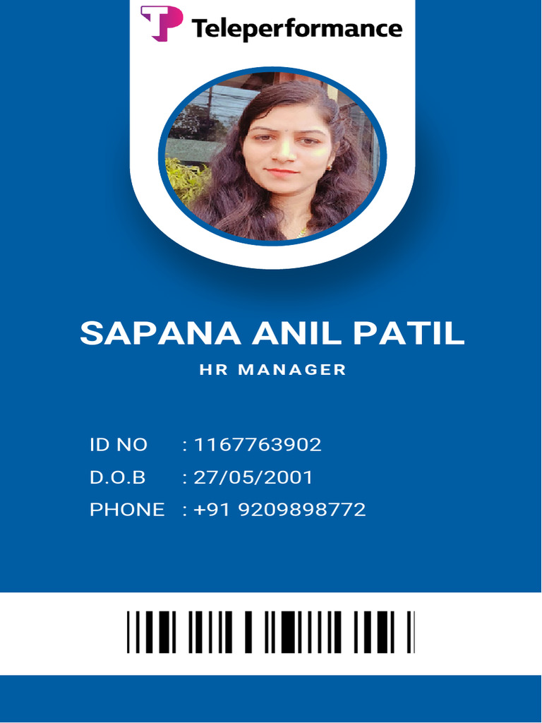 Teleperformance ID Card Guidelines | PDF