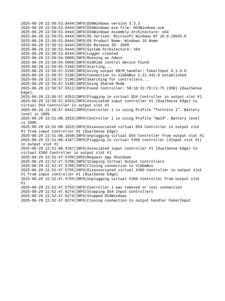 Closing FakerInput Connection | PDF