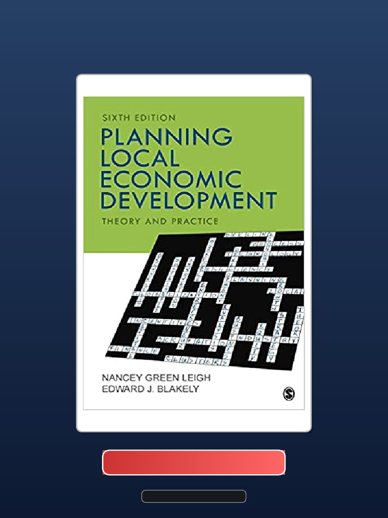 Planning Local Economic Development Theory and Practice 6th Edition ...