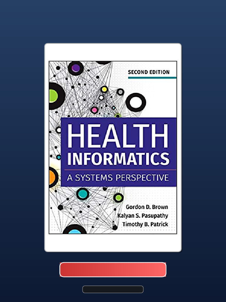 Health Informatics A Systems Perspective Second Edition AUPHAHAP Book ...