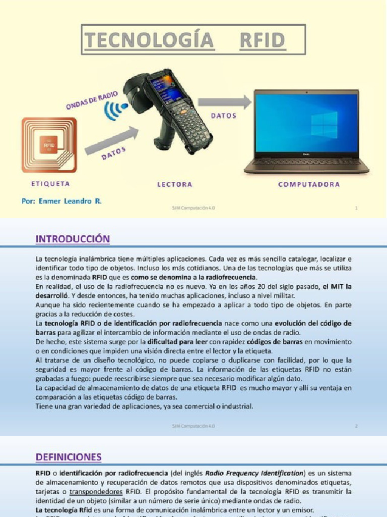Tecnologia Rfid | PDF
