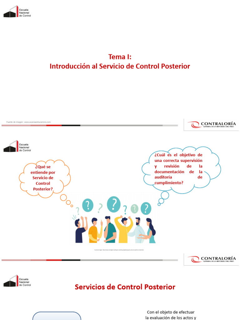 Servicio de Control Posterior | PDF | Auditoría