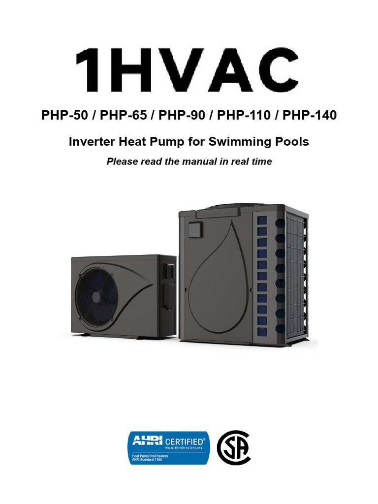 Heat Pumps Manual - GFL113I1HVAC 2024.6.20 | PDF | Heat Pump | Pump