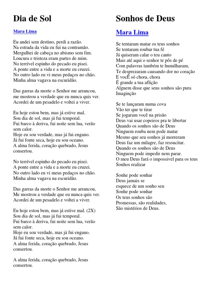 Hinos - Mara Lima | Nomes de Deus | Jesus