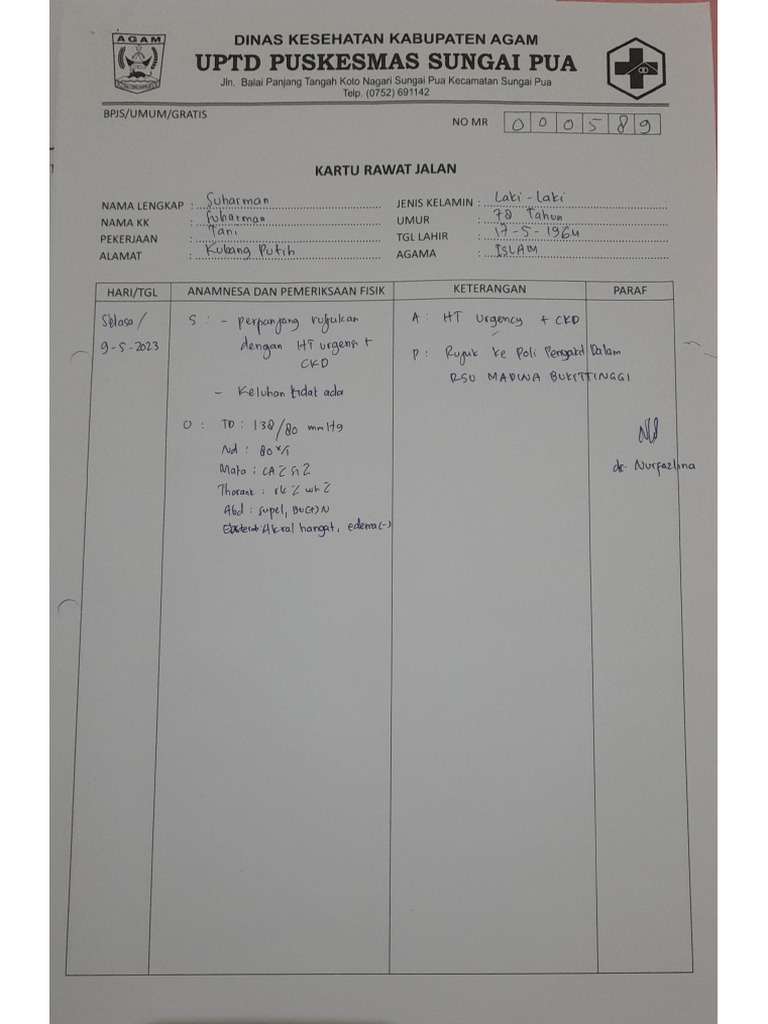 3.7.2.a.5 Telaah Rekam Medis Kajian Ulang Pasien Program Rujuk Balik | PDF