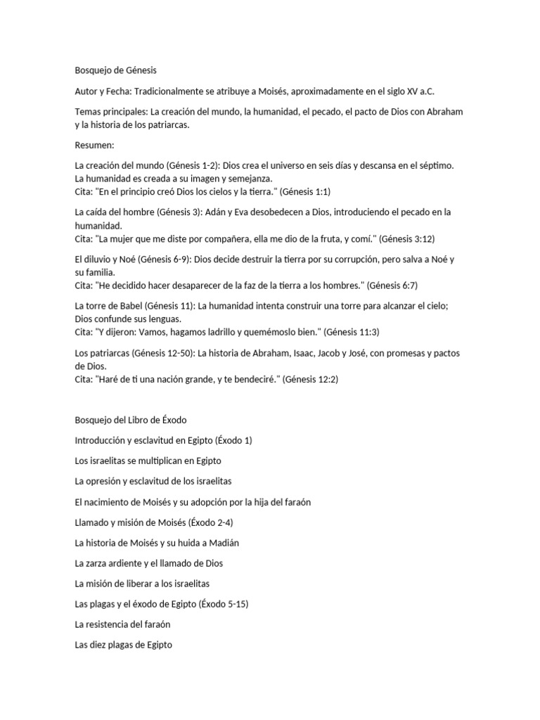 Bosquejos de los Libros de la Biblia | PDF | Rut (figura bíblica ...