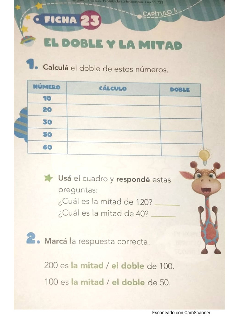 Ficha Interactiva de Matemática | PDF