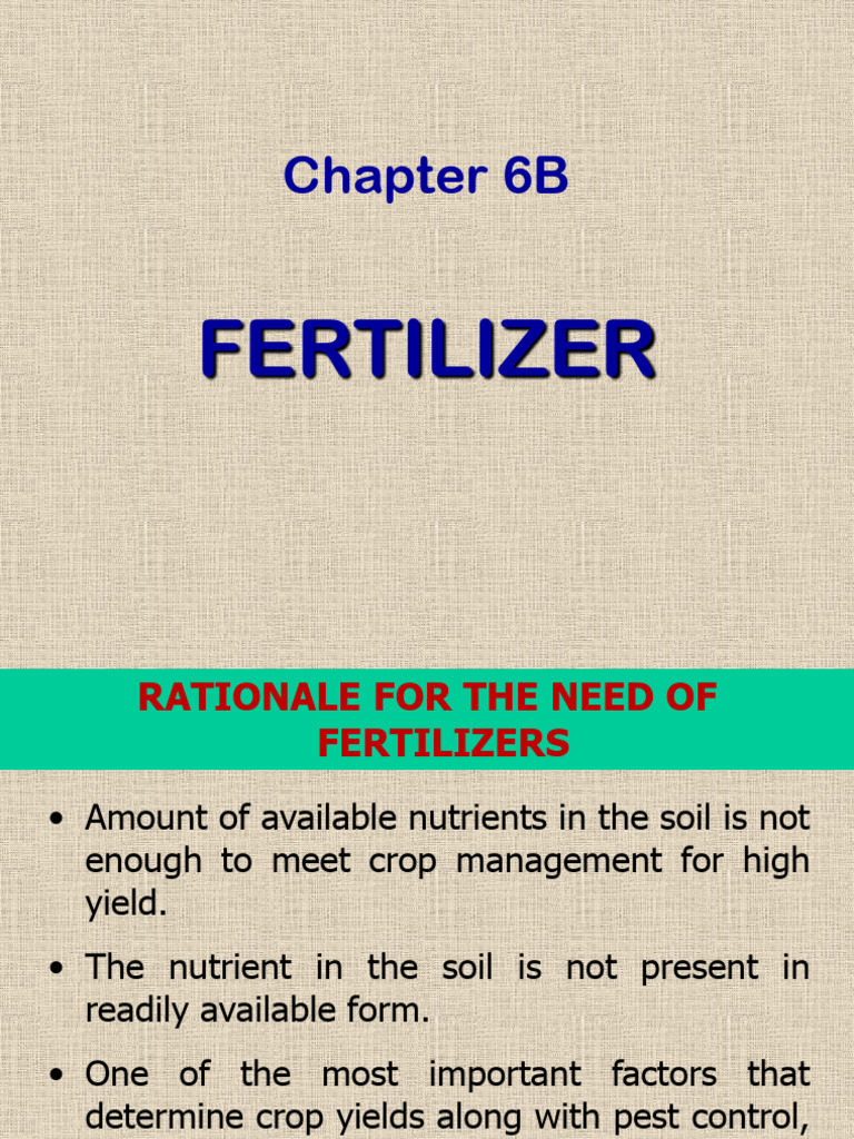 Essential Guide to Fertilizers and Nutrients | PDF | Fertilizer | Soil