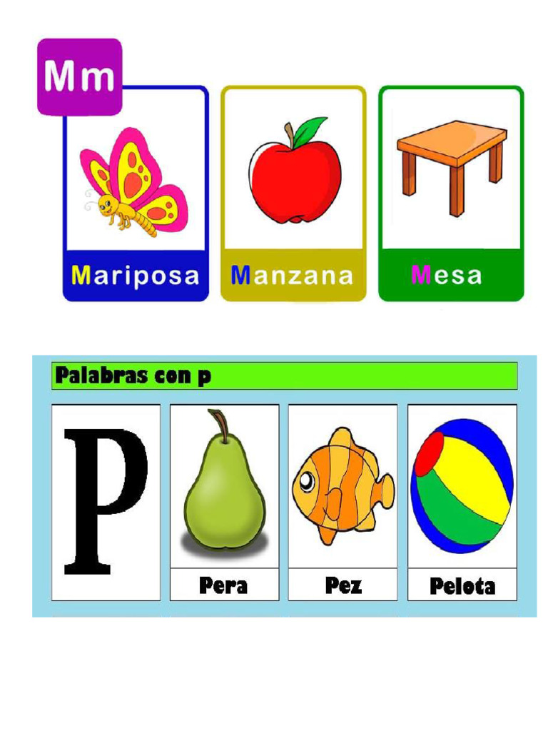 Palabras Con M y P | PDF