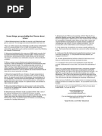 Download Some Things You Probably Do Not Know About Islam by Citizen Warrior SN88322077 doc pdf