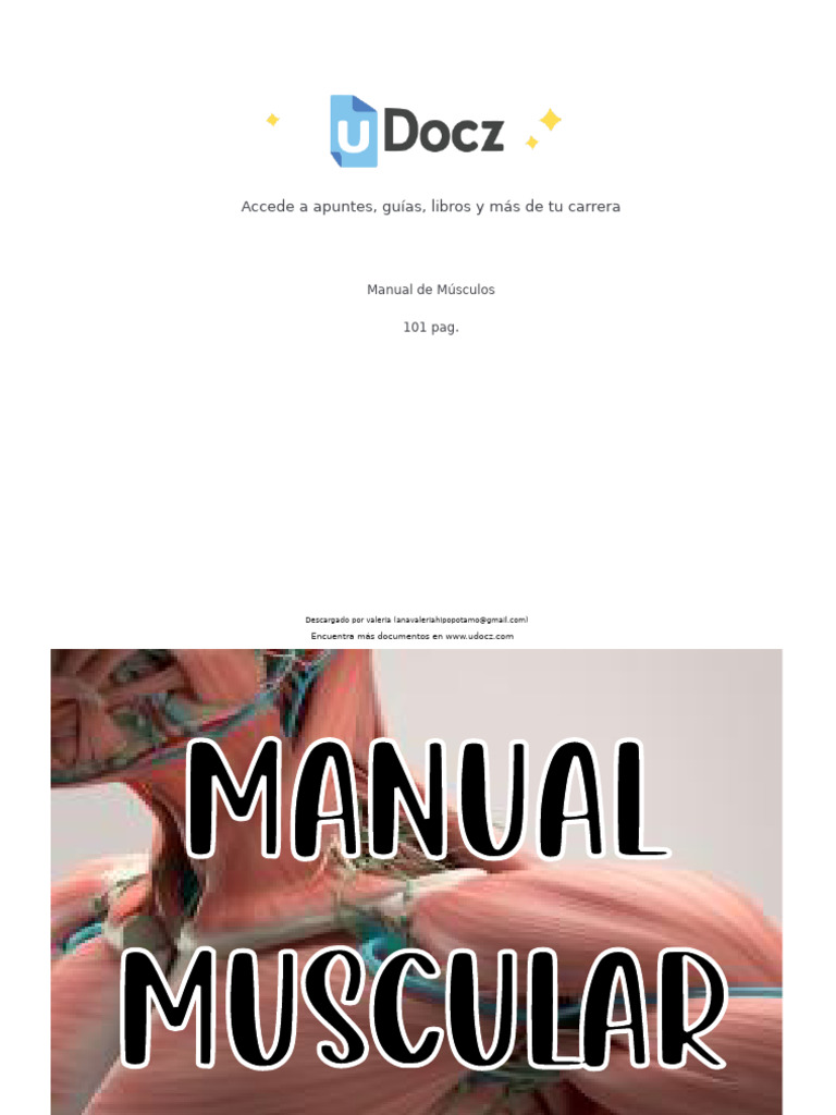 Manual Muscular PDF 312392 Downloadable 6339092 | PDF | Nariz humana ...