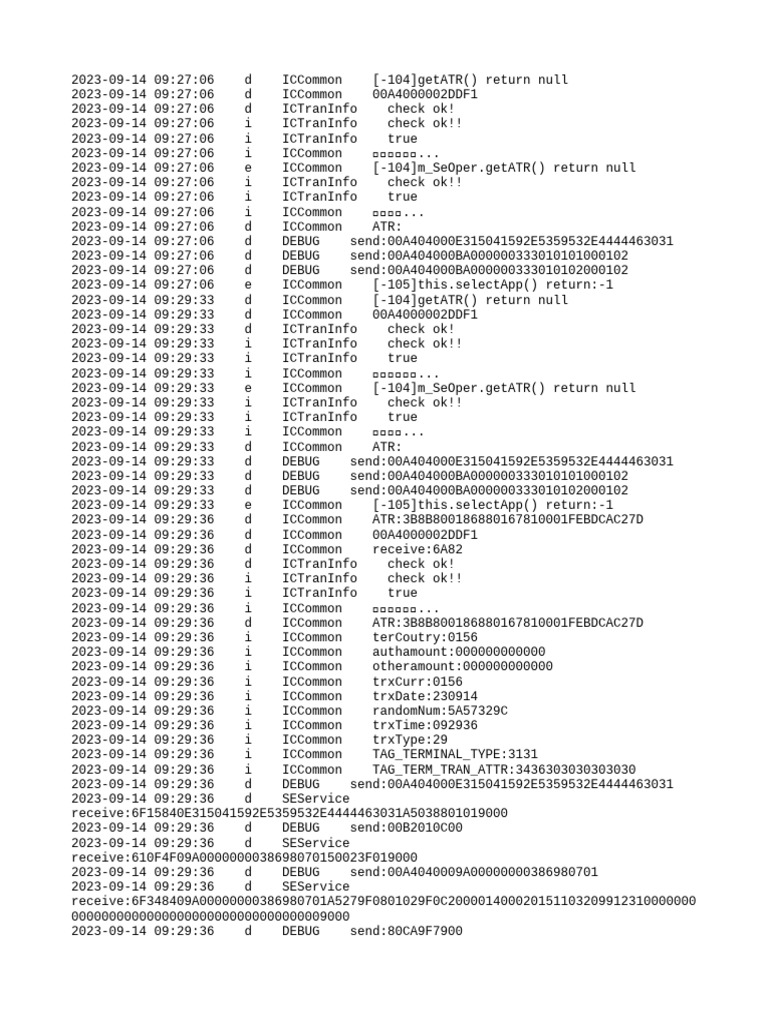 2023 09 14log | PDF