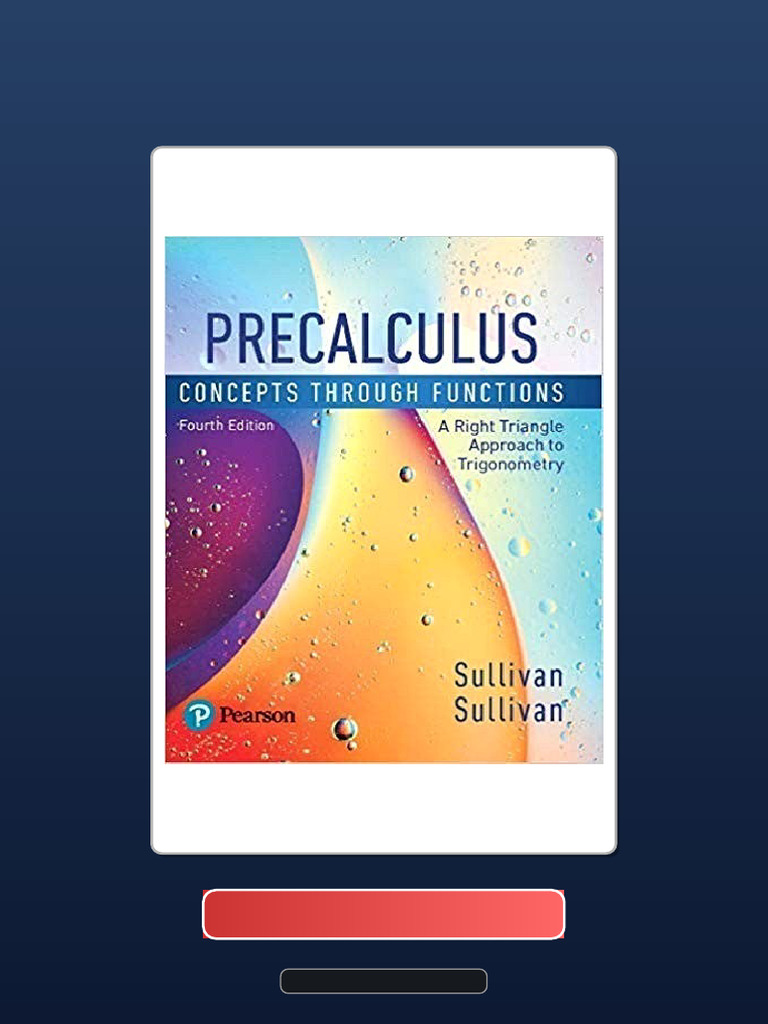 Precalculus Concepts Through Functions A Right Triangle Approach To ...