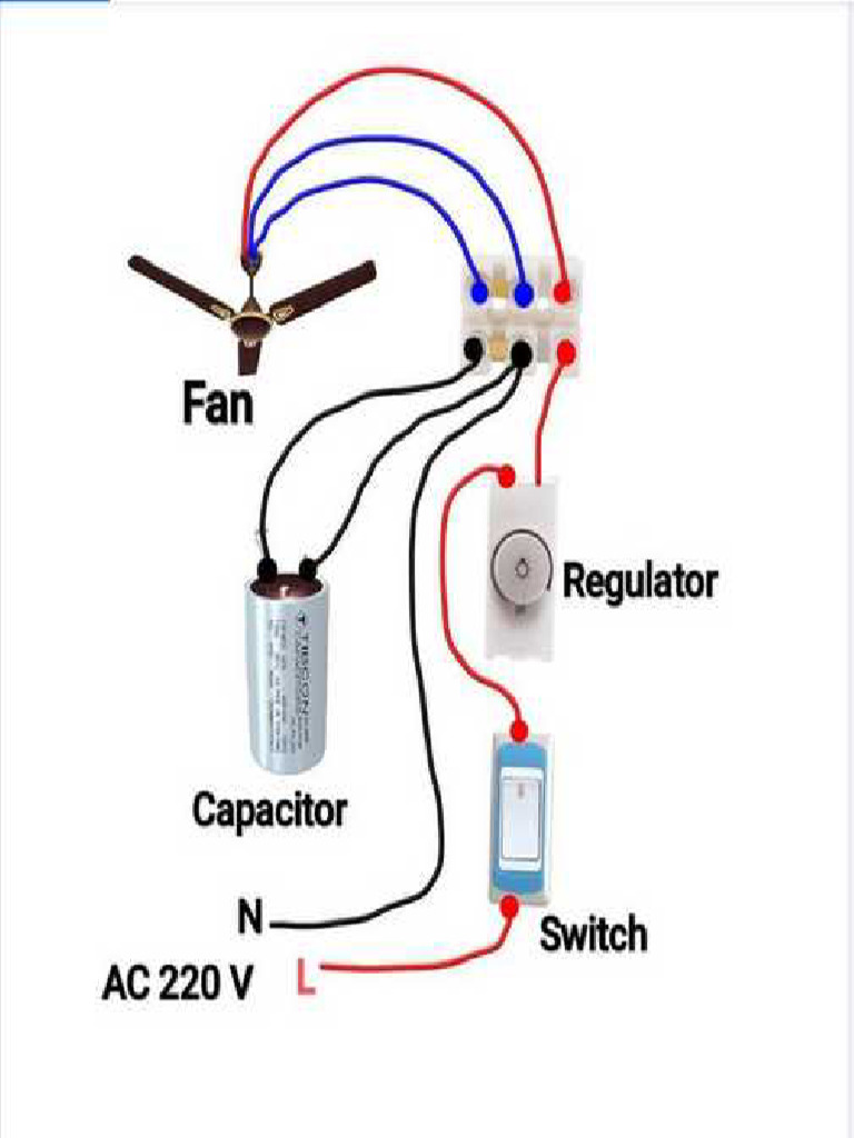 Ceiling Fan Wiring Connection | PDF