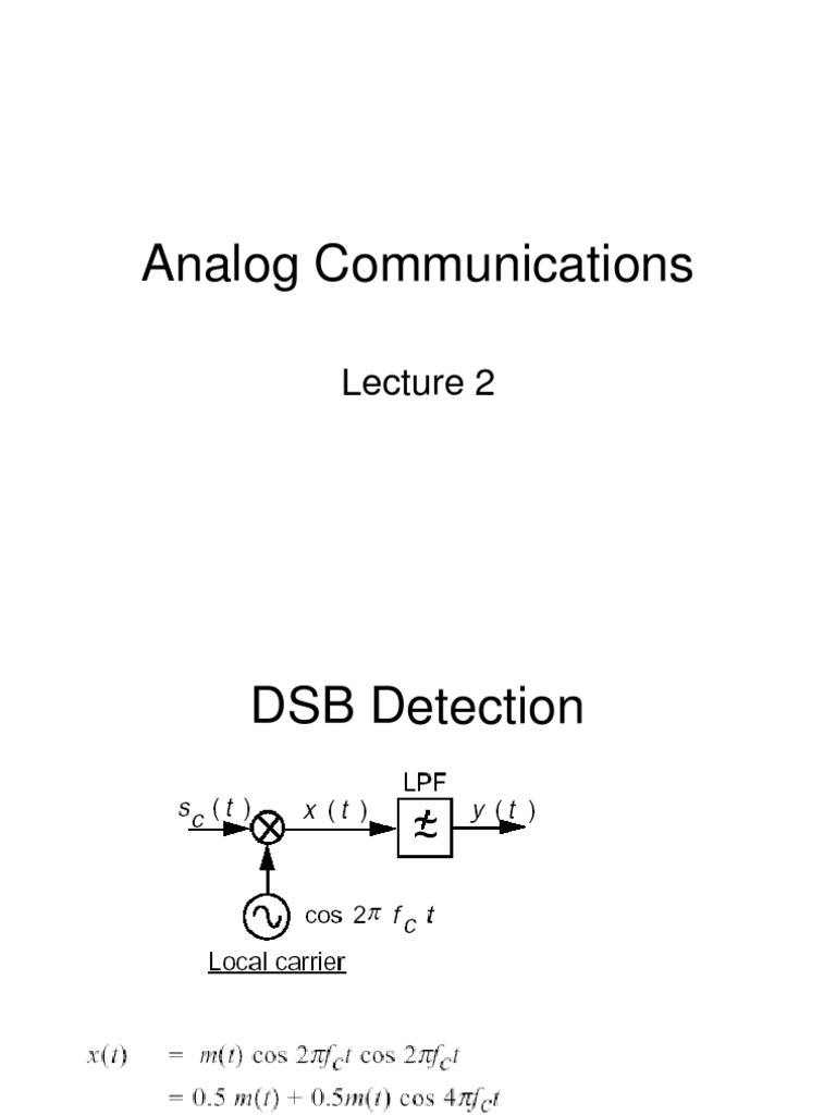 Analog Communications 2 | PDF