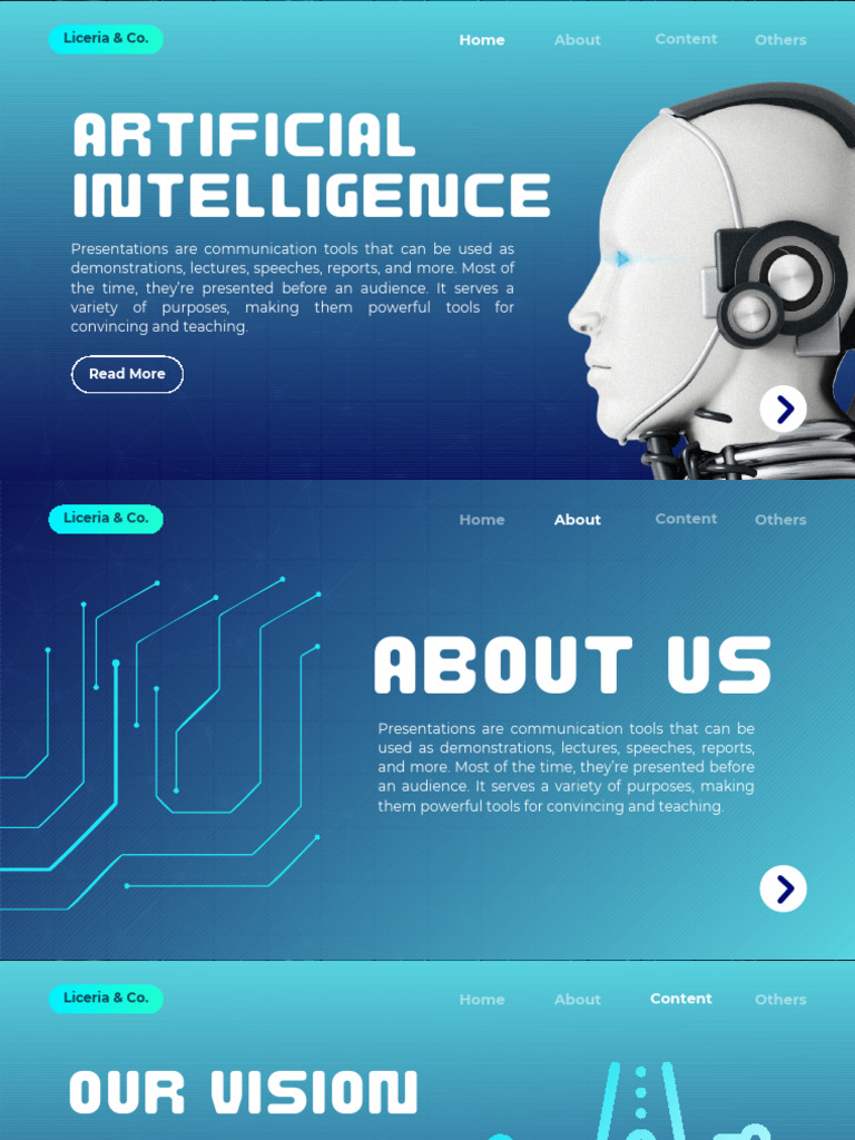 Blue and White Modern Artificial Intelligence Presentation - 20241124 ...