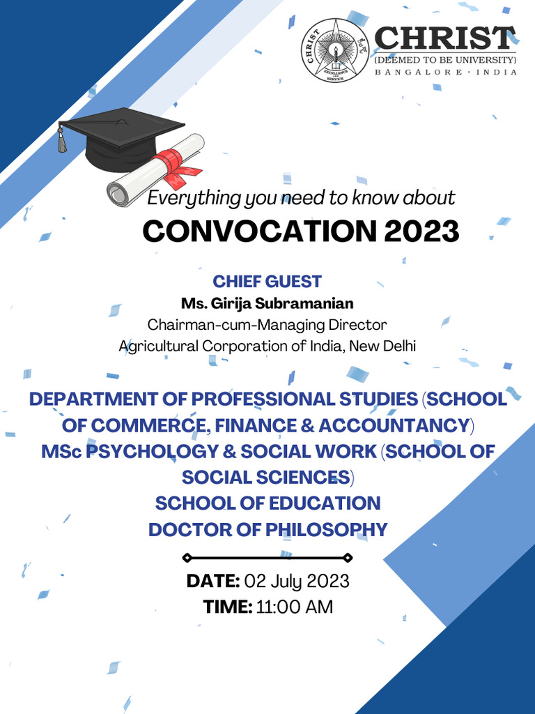 02 July-Convocation Brochure 2023 | PDF