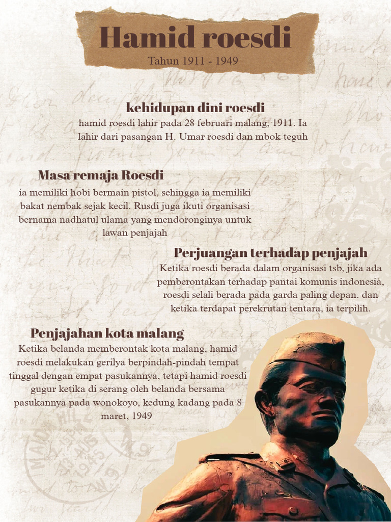 Pahlawan Malang: Biografi Hamid Roesdi | PDF