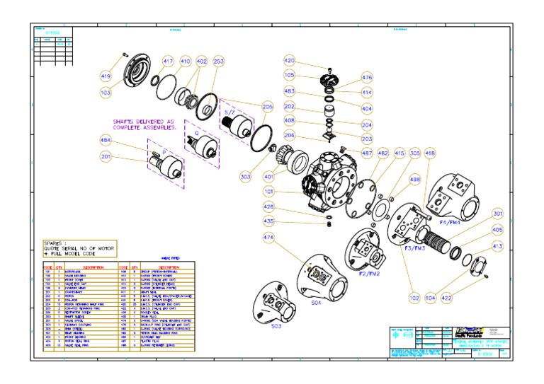 Hmb030 045 2 Part For Spares Model | PDF