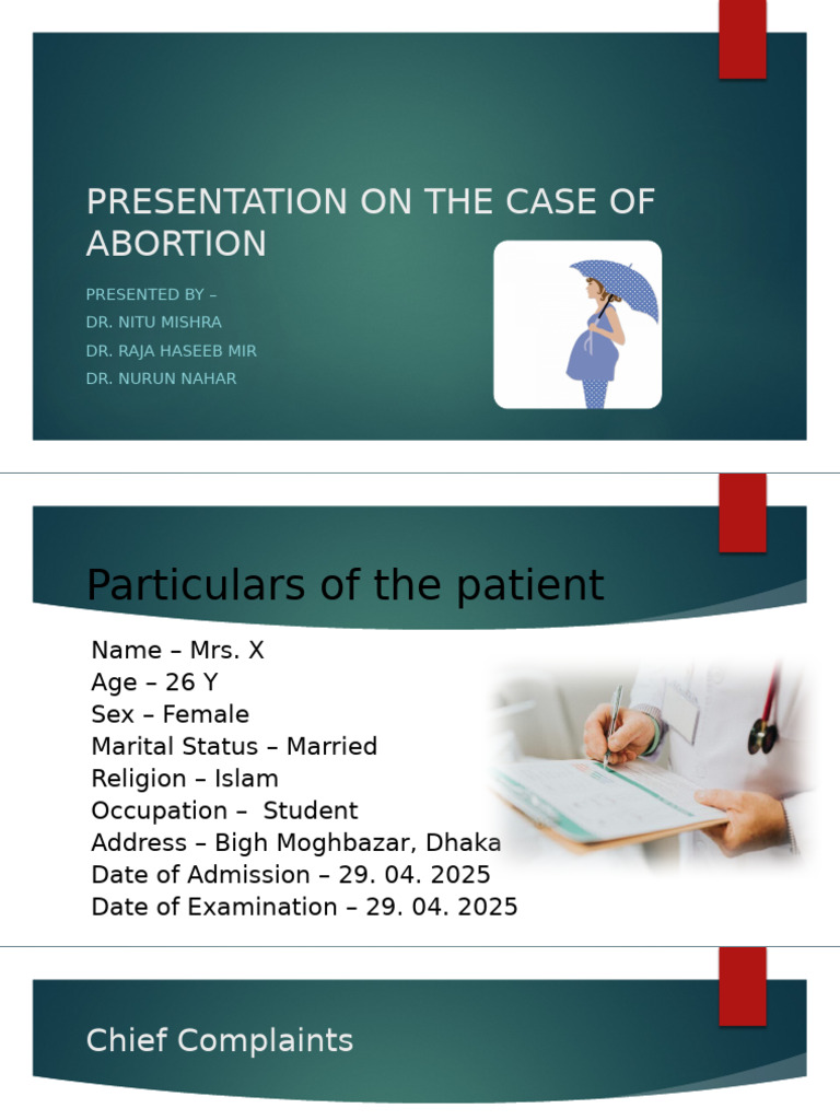 Case Study: Inevitable Abortion at 6 Weeks | PDF | Miscarriage | Abortion